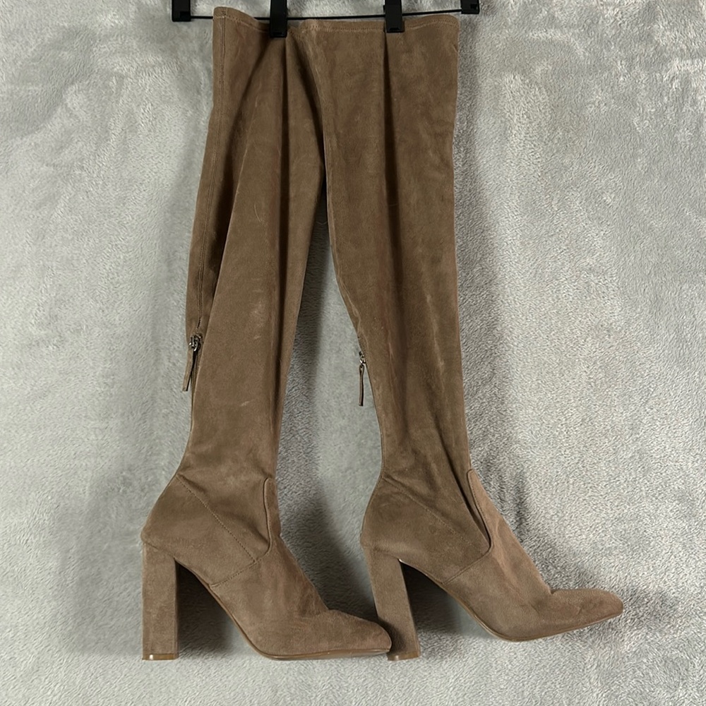 Steve Madden Emotions faux suede Over The Knee Boots sz 9